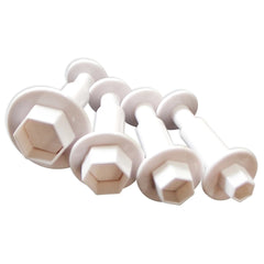 MINI GEOMETRIC PLUNGER CUTTER SET 4PC