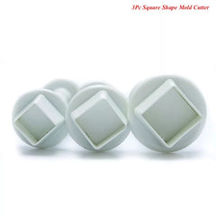 MINI GEOMETRIC PLUNGER CUTTER SET 4PC