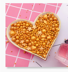 MIXED GOLD SPRINKLES 125G