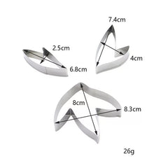 LARGE PEONY LEAF CUTTER SET A612