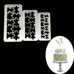 PUZZLE GEOMETRICAL SHAPES CUTTER SET