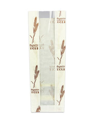 PLAIN WHITE POLY COATED, BREAD/SCONES/BUNS PACKAGING BAGS WITH WINDOW