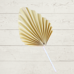 PAPER FANS/PALMS CAKE TOPPER 1PC