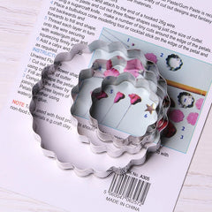 ROUND CARNATION FLOWER CUTTERS SET A305