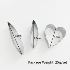 SPIDER ORCHID FLOWER PETAL CUTTERS SET A385