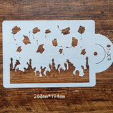 GRADUATION CEREMONY STENCIL
