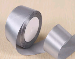 SATIN RIBBON (GREY/SILVER)