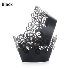 LASER CUT SWIRLS CUPCAKE CAGES/WRAPPERS - {12 Pcs}