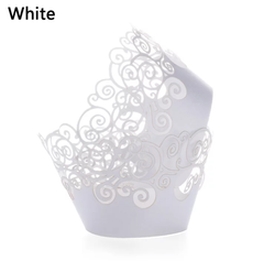 LASER CUT SWIRLS CUPCAKE CAGES/WRAPPERS - {12 Pcs}