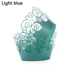 LASER CUT SWIRLS CUPCAKE CAGES/WRAPPERS - {12 Pcs}