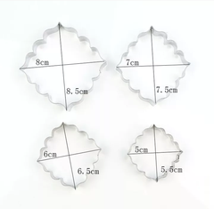PLAQ COOKIE CUTTERS SET 4PCS