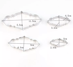 PLAQ COOKIE CUTTERS SET 4PCS