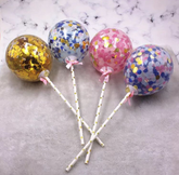 5 INCH CONFETTI BALLOON TOPPER