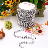 SILVER PEARLY STRING WITH LARGE PEARLS