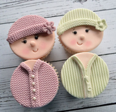 MINI SWEATER KNIT EMBOSSER/TEXTURE MAT/MOULD (TRUE KNIT)