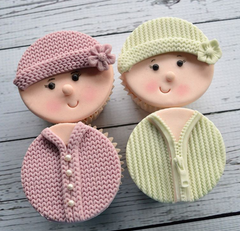 MINI SWEATER KNIT EMBOSSER/TEXTURE MAT/MOULD (TRUE KNIT)