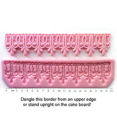 TEAR DROP LACE DRAPE BORDER MOULD