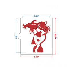 MOTHERS DAY THEMED CAKE STENCIL SET