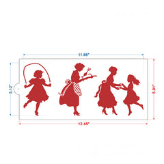MOTHERS DAY THEMED CAKE STENCIL SET