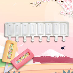 MINI SPRINKLES CAKESICLES/ICE POP/LOLLIPOP MOULD 8 PCS