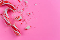 EDIBLE BROKEN/CRUSHED EDIBLE CHRISTMAS CANDY CANES