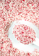 EDIBLE BROKEN/CRUSHED EDIBLE CHRISTMAS CANDY CANES