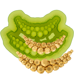 DIAMOND SWAG MOULD 2PCS