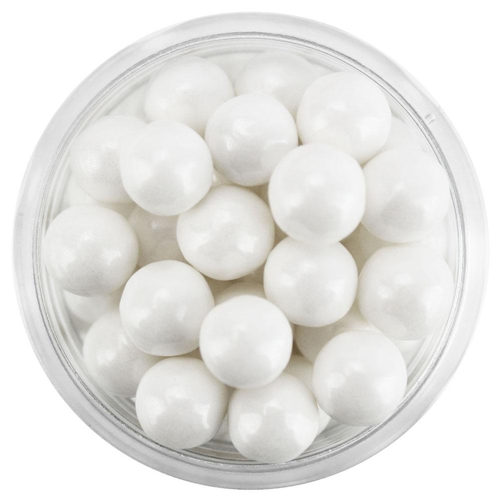 4mm Uncoated White Sugar Pearls › Sugar Art Cake & Candy Supplies