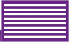 MEDIUM HORIZONTAL STRIPES MESH STENCIL