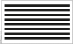 MEDIUM HORIZONTAL STRIPES MESH STENCIL