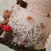 SPRING BLOOM MESH STENCIL