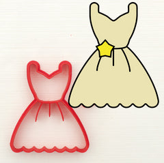 DRESS WITH STAR CUTTER 1PCS