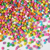 RAINBOW CONFETTI SPRINKLES 125GMS