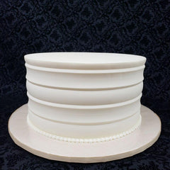 WIDE GROOVES CROWN SCRAPER/ICING COMB (10*4")