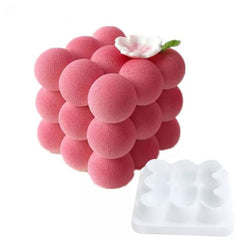 LARGE CUBE CLOUD CHOCOLATE MOUSSE MOULD (HALF)