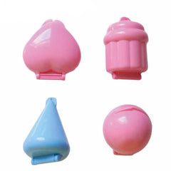 CAKE POP PLASTIC MOULDS 4PCS