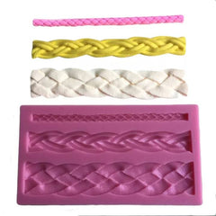 BRAIDED ROPE MOULD (MEDIUM) 3 PCS