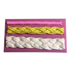 BRAIDED ROPE MOULD (MEDIUM) 3 PCS