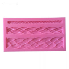 BRAIDED ROPE MOULD (MEDIUM) 3 PCS