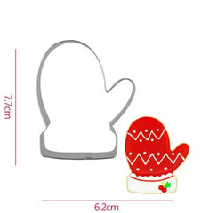 ASSORTED CHRISTMAS THEME COOKIE CUTTER SET 16 PCS