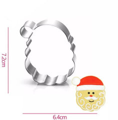 ASSORTED CHRISTMAS THEME COOKIE CUTTER SET 16 PCS