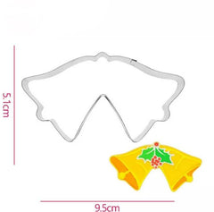 ASSORTED CHRISTMAS THEME COOKIE CUTTER SET 16 PCS