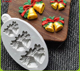 MINI CHRISTMAS BELLS MOULD 3 PCS