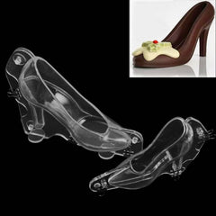 3D LADY PUMP/SHOE POLYCARBONATE CHOCOLATE MOULD 1PC