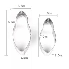 TIGER LILY PETALS FLOWER CUTTERS SET A351