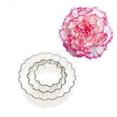 ROUND CARNATION FLOWER CUTTERS SET A305