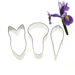 IRIS FLOWER PETAL CUTTERS SET A384