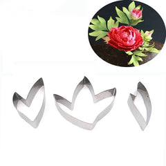 LARGE PEONY LEAF CUTTER SET A612