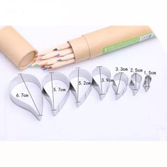 PAISLEY/RANGOLI FLOWER PETAL CUTTERS SET A330