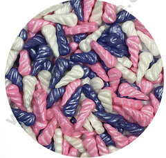 MIXED UNICORN HORN SPRINKLES 125GMS